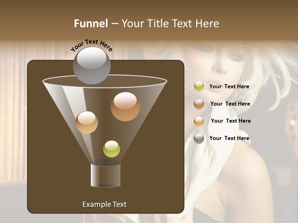 Portrait Model Sexy PowerPoint Template