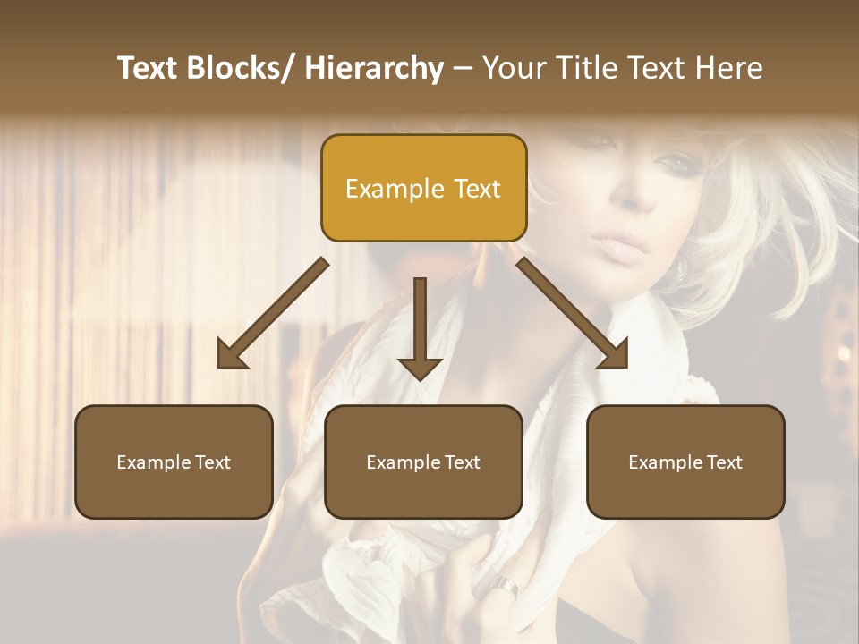 Portrait Model Sexy PowerPoint Template