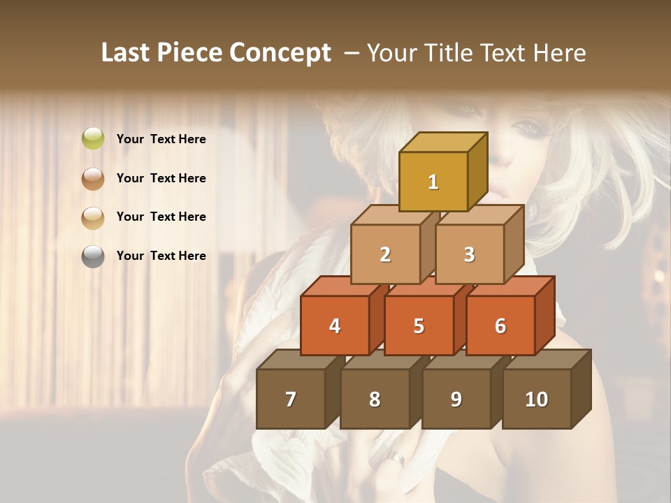 Portrait Model Sexy PowerPoint Template