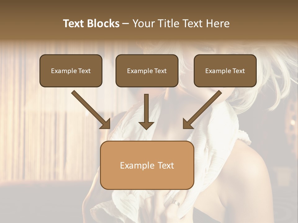 Portrait Model Sexy PowerPoint Template
