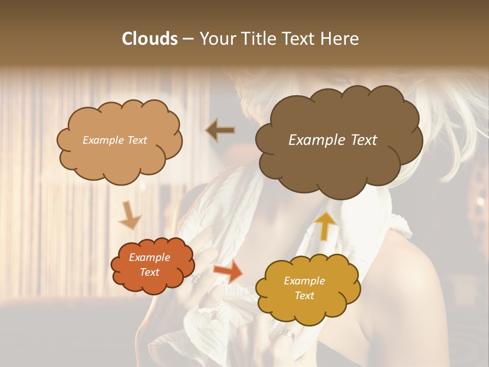 Portrait Model Sexy PowerPoint Template