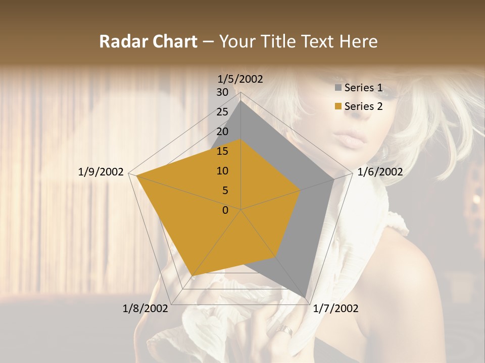 Portrait Model Sexy PowerPoint Template