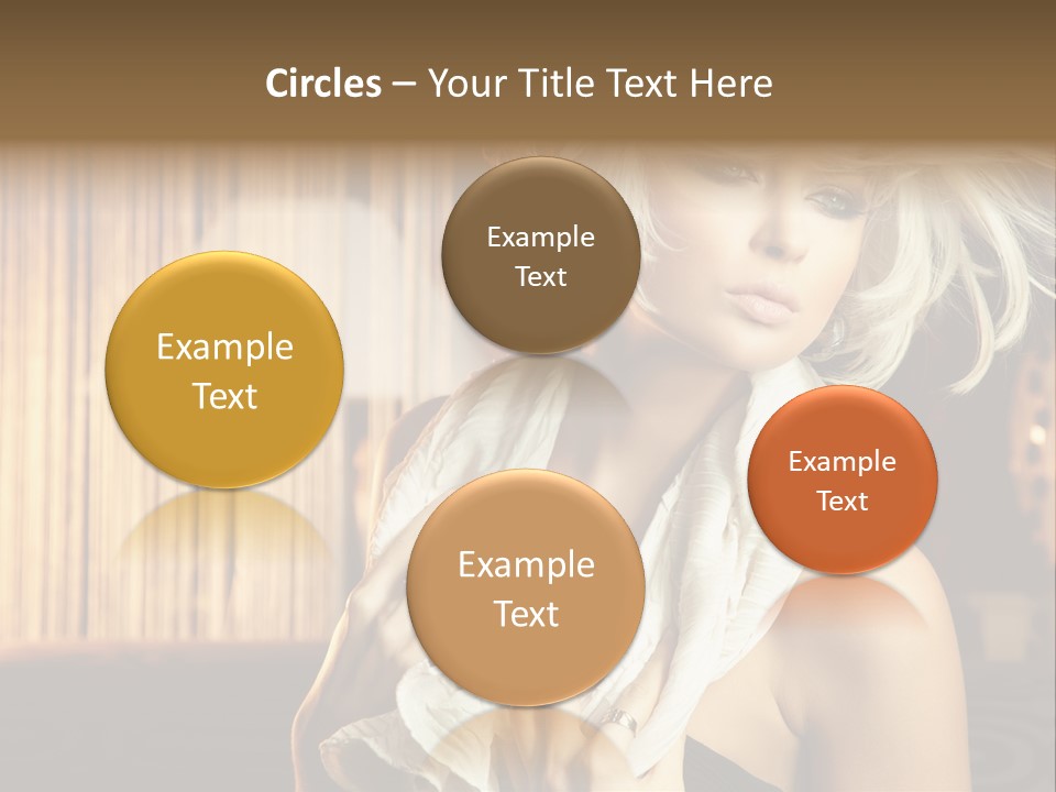 Portrait Model Sexy PowerPoint Template