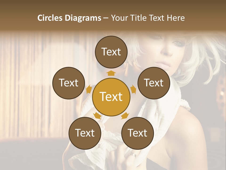 Portrait Model Sexy PowerPoint Template