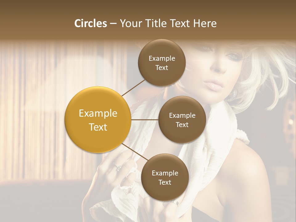 Portrait Model Sexy PowerPoint Template