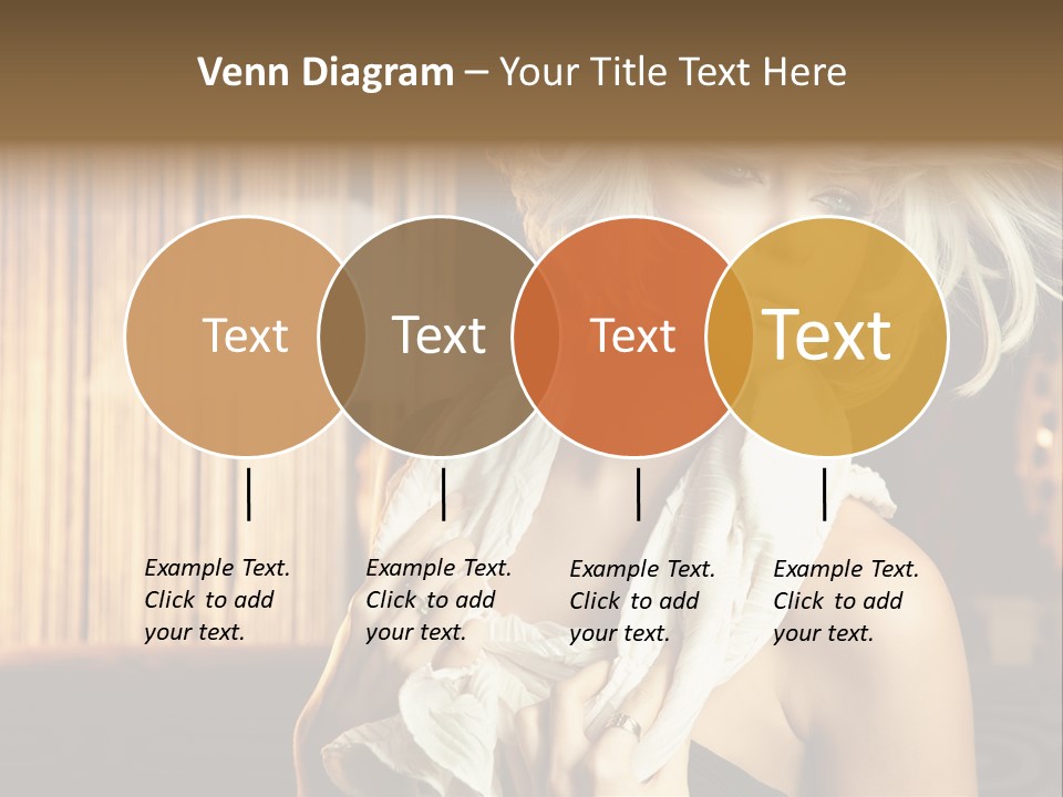 Portrait Model Sexy PowerPoint Template