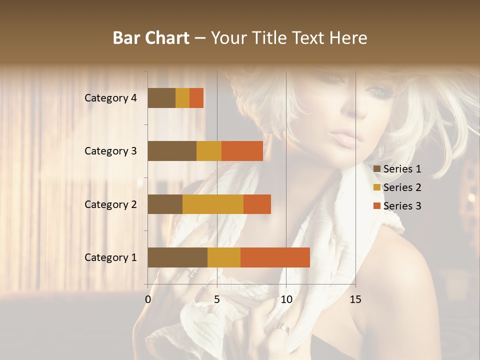 Portrait Model Sexy PowerPoint Template