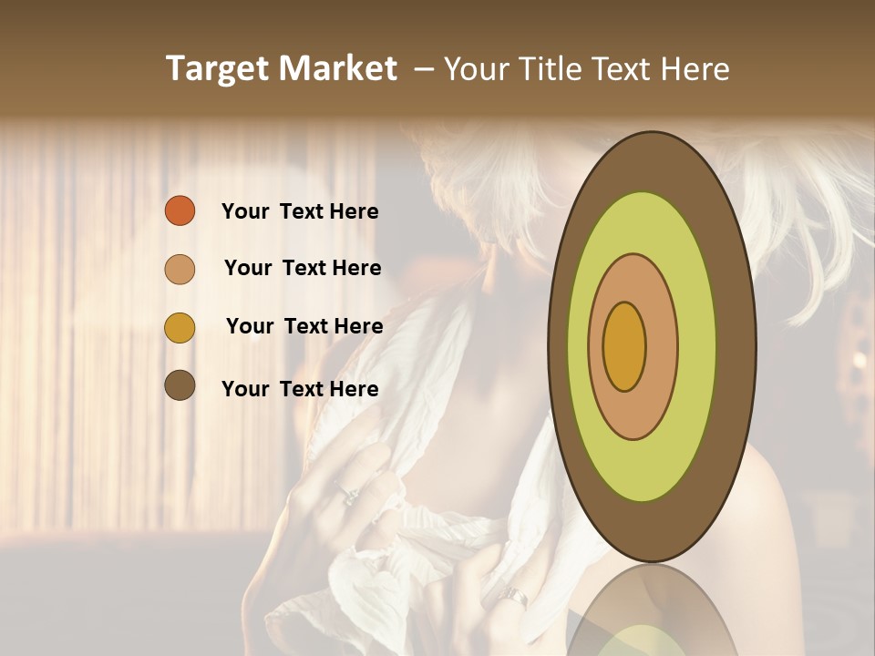 Portrait Model Sexy PowerPoint Template