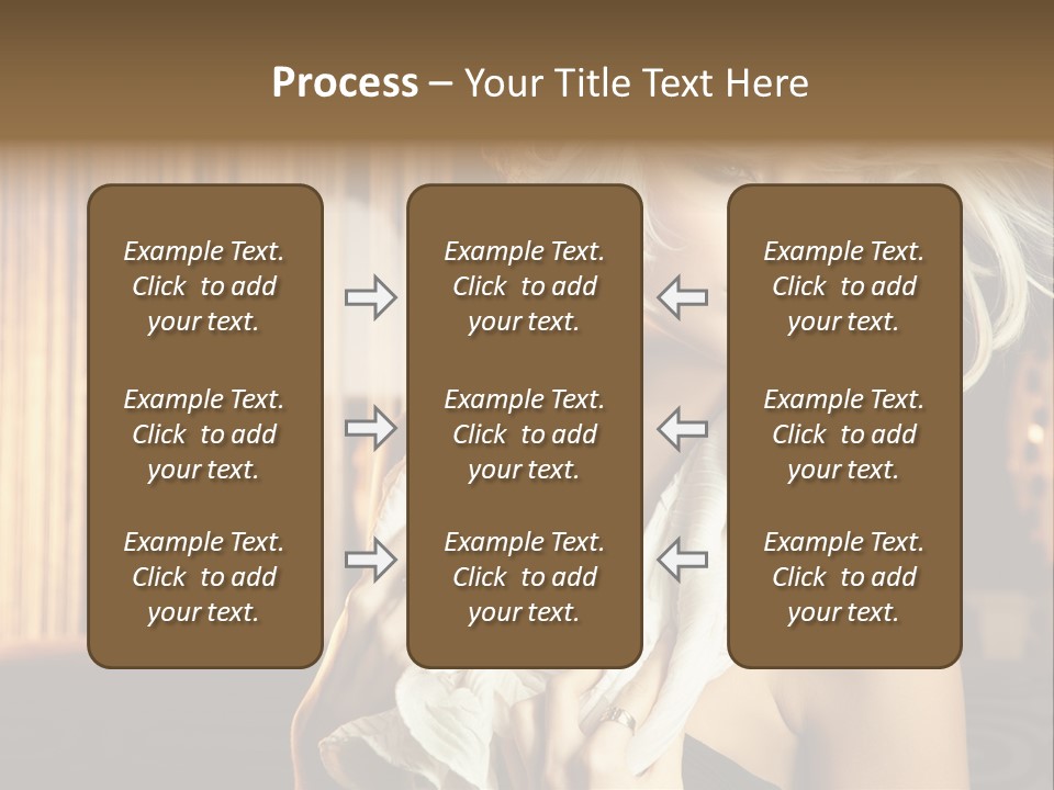 Portrait Model Sexy PowerPoint Template