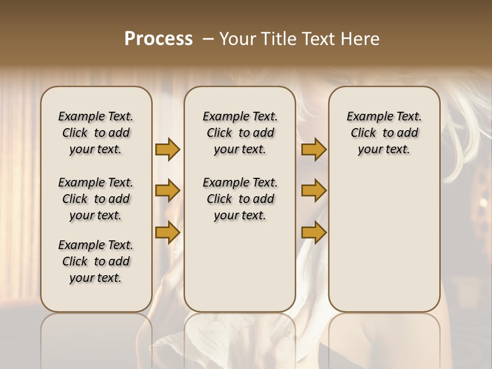 Portrait Model Sexy PowerPoint Template