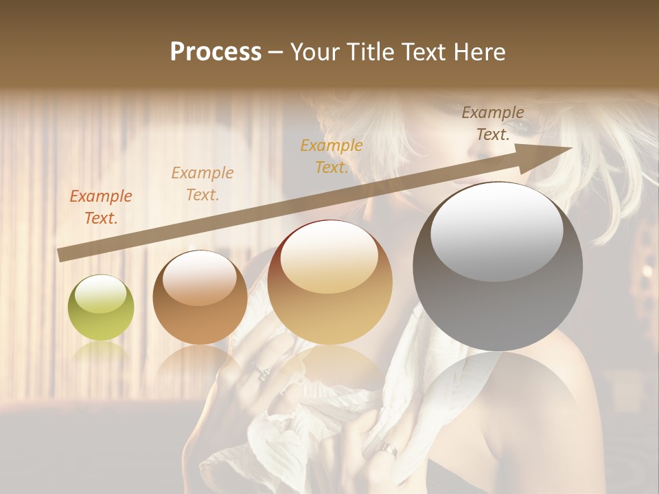 Portrait Model Sexy PowerPoint Template