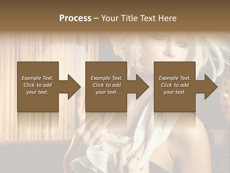 Portrait Model Sexy PowerPoint Template