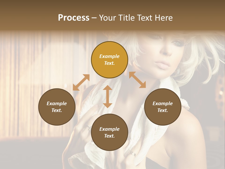 Portrait Model Sexy PowerPoint Template
