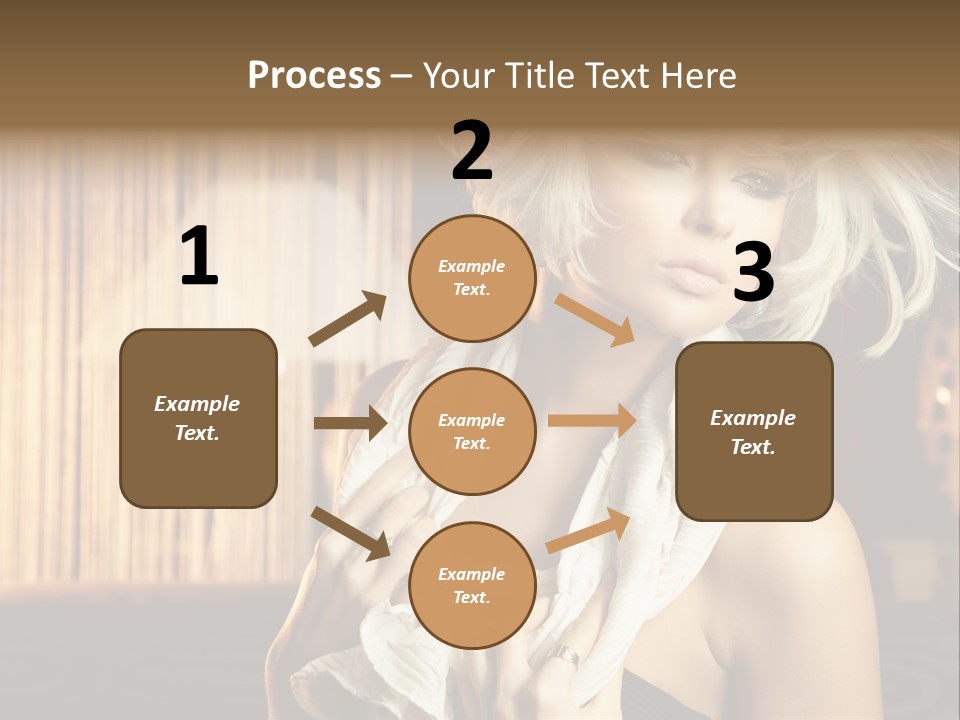 Portrait Model Sexy PowerPoint Template