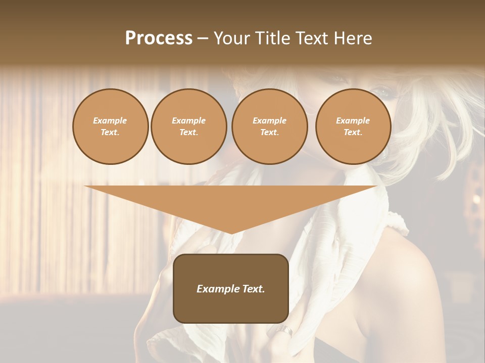 Portrait Model Sexy PowerPoint Template