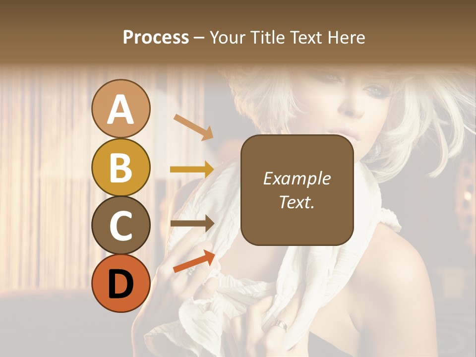 Portrait Model Sexy PowerPoint Template