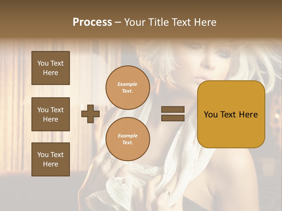 Portrait Model Sexy PowerPoint Template