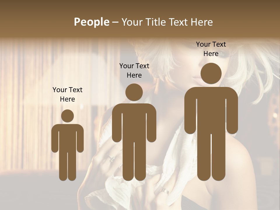 Portrait Model Sexy PowerPoint Template