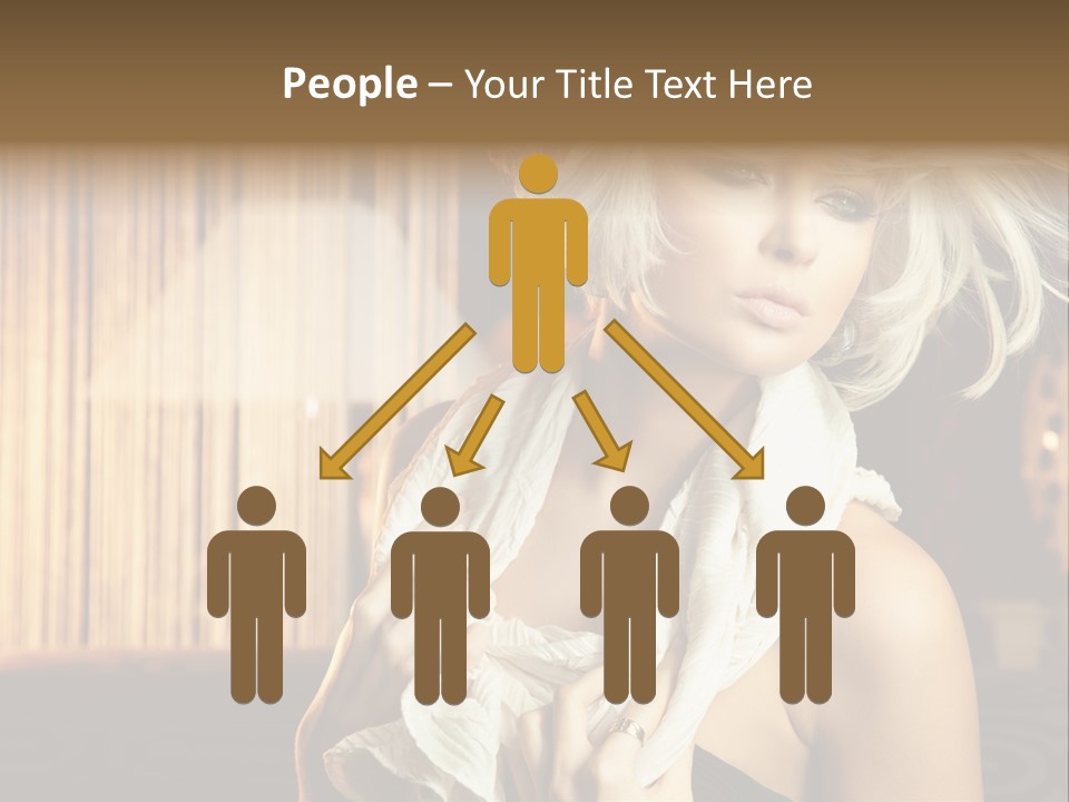 Portrait Model Sexy PowerPoint Template