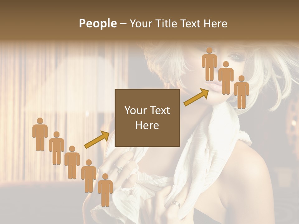 Portrait Model Sexy PowerPoint Template