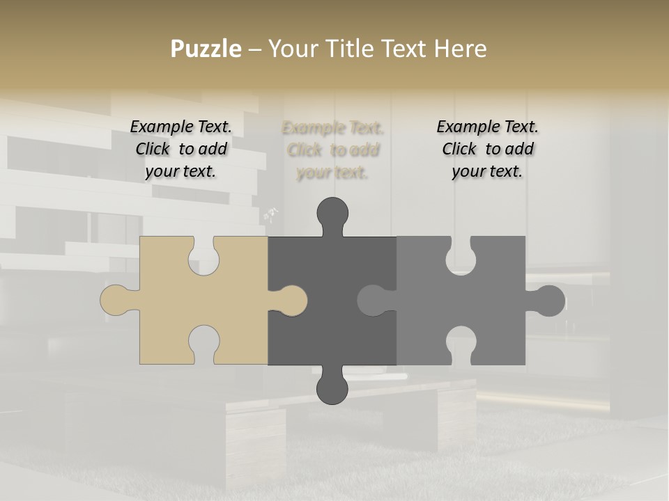 Room Apartment Twilight PowerPoint Template