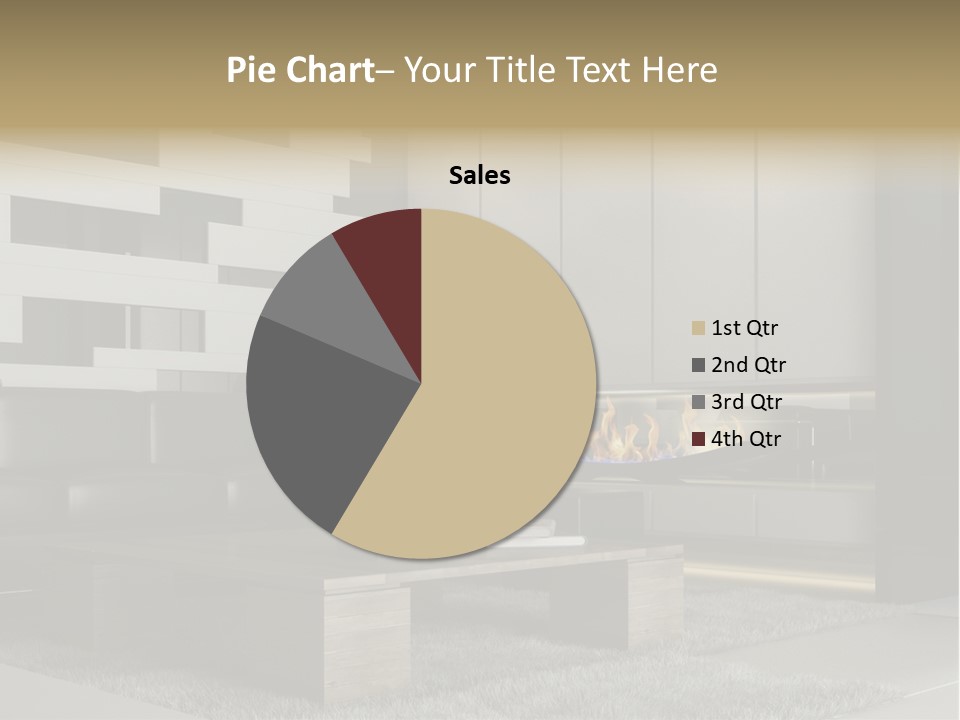 Room Apartment Twilight PowerPoint Template