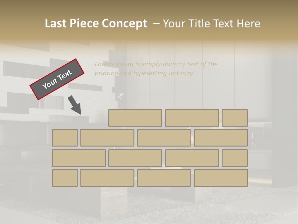 Room Apartment Twilight PowerPoint Template