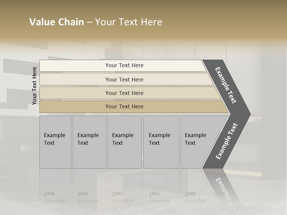 Room Apartment Twilight PowerPoint Template