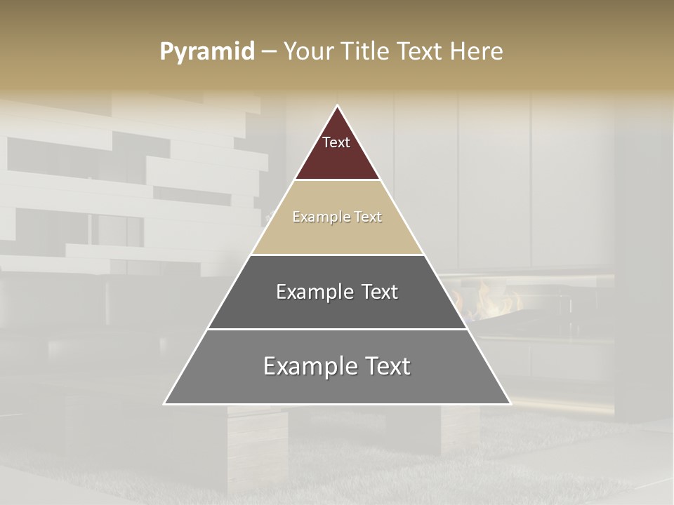 Room Apartment Twilight PowerPoint Template