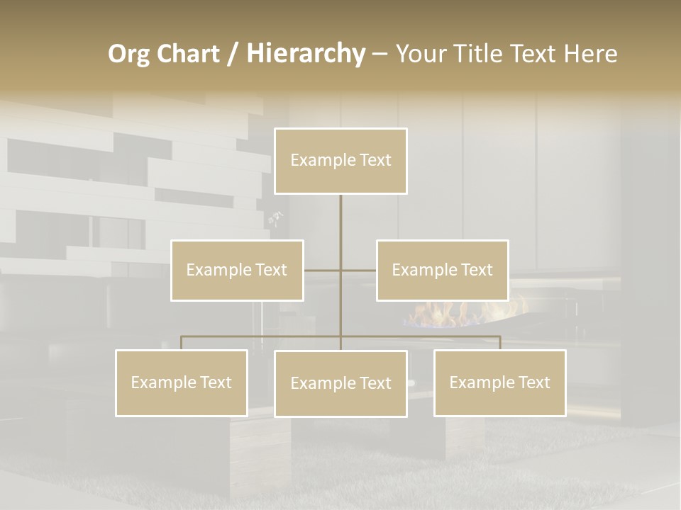 Room Apartment Twilight PowerPoint Template