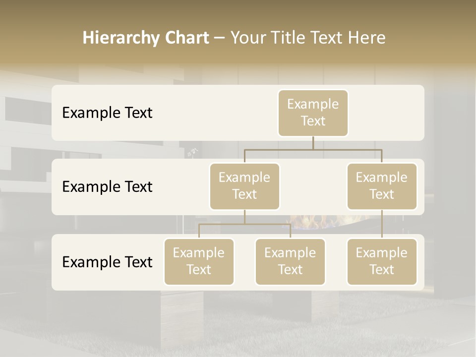 Room Apartment Twilight PowerPoint Template
