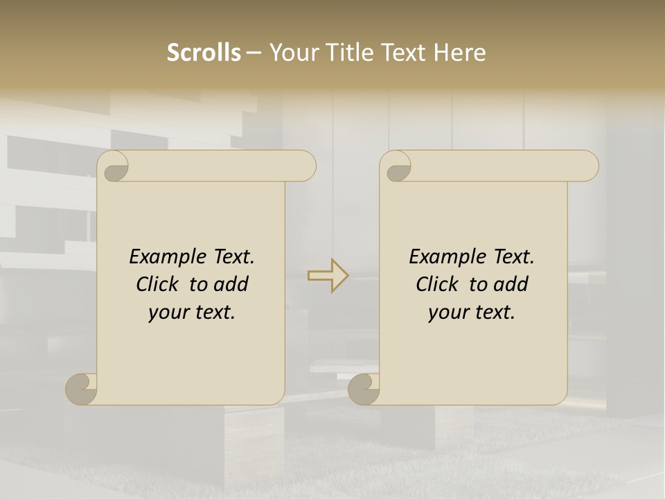 Room Apartment Twilight PowerPoint Template