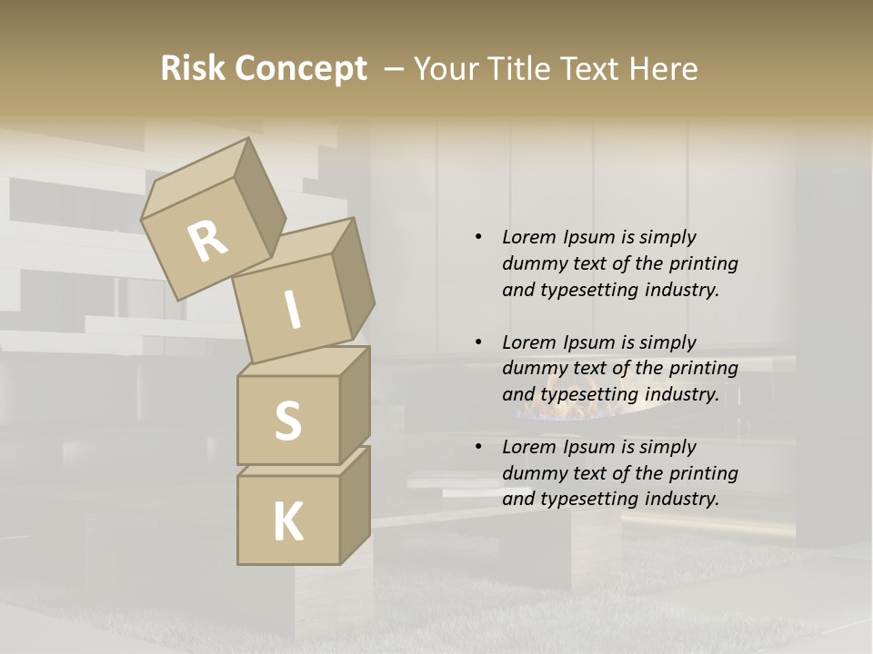 Room Apartment Twilight PowerPoint Template