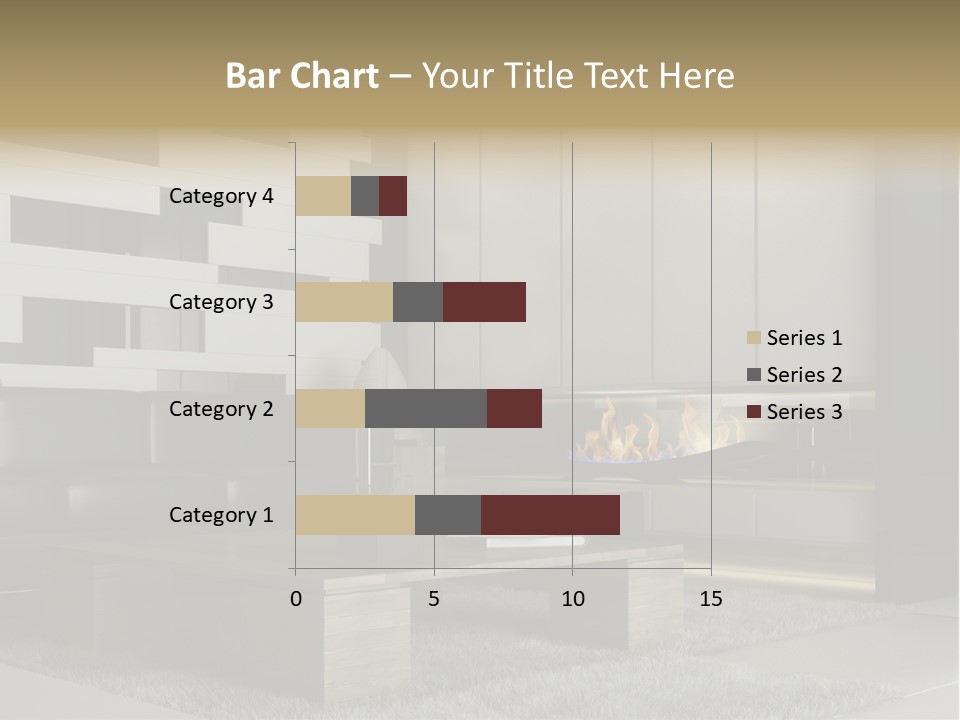 Room Apartment Twilight PowerPoint Template
