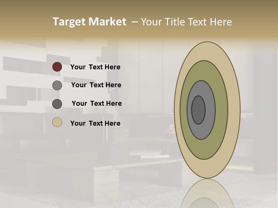 Room Apartment Twilight PowerPoint Template