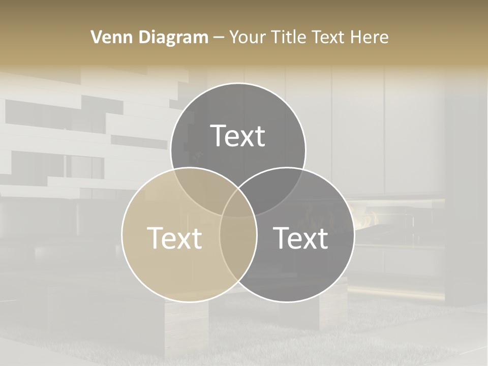 Room Apartment Twilight PowerPoint Template