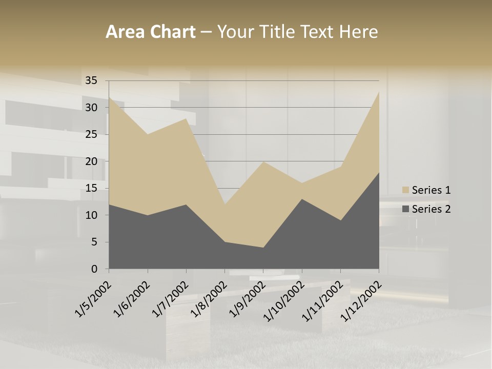 Room Apartment Twilight PowerPoint Template