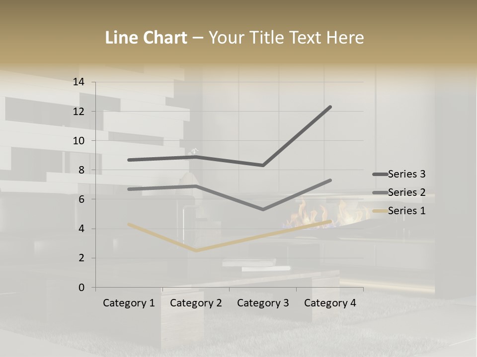 Room Apartment Twilight PowerPoint Template