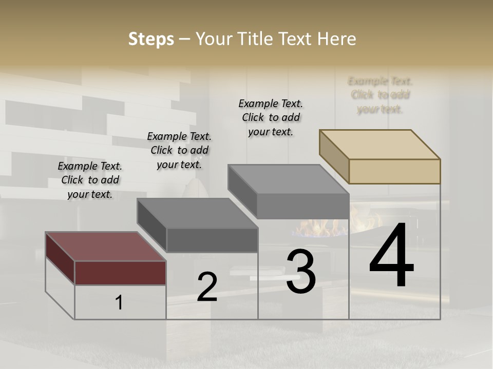 Room Apartment Twilight PowerPoint Template