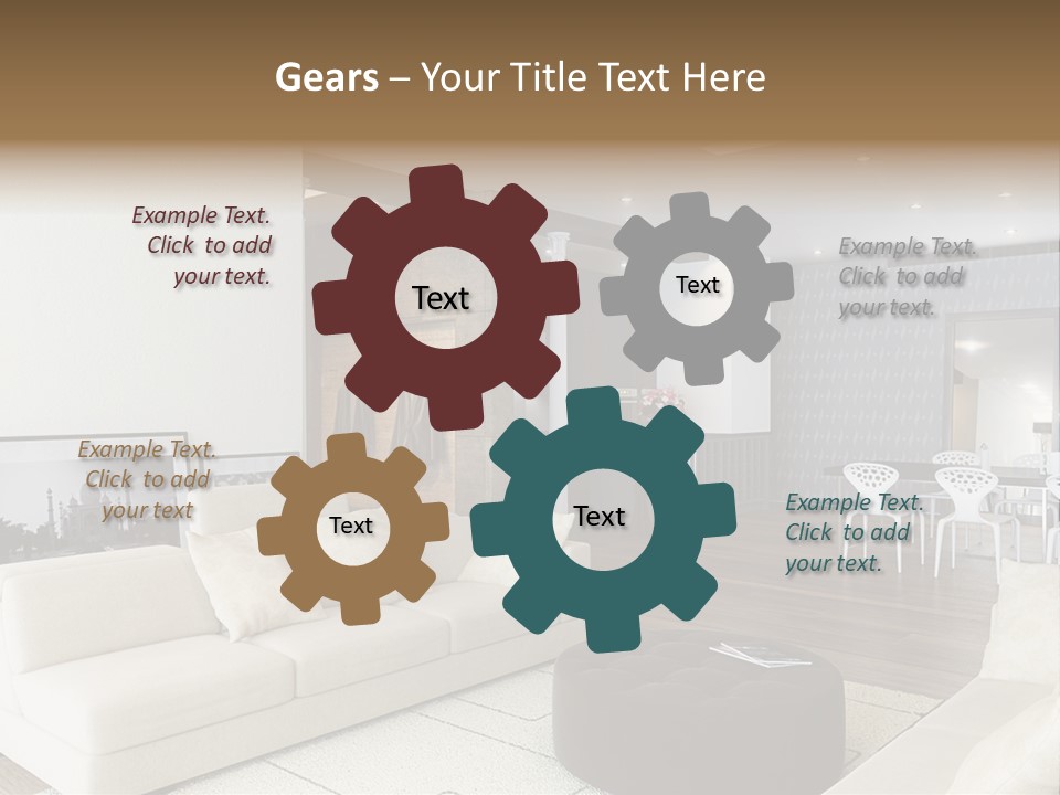 New Room Architecture PowerPoint Template