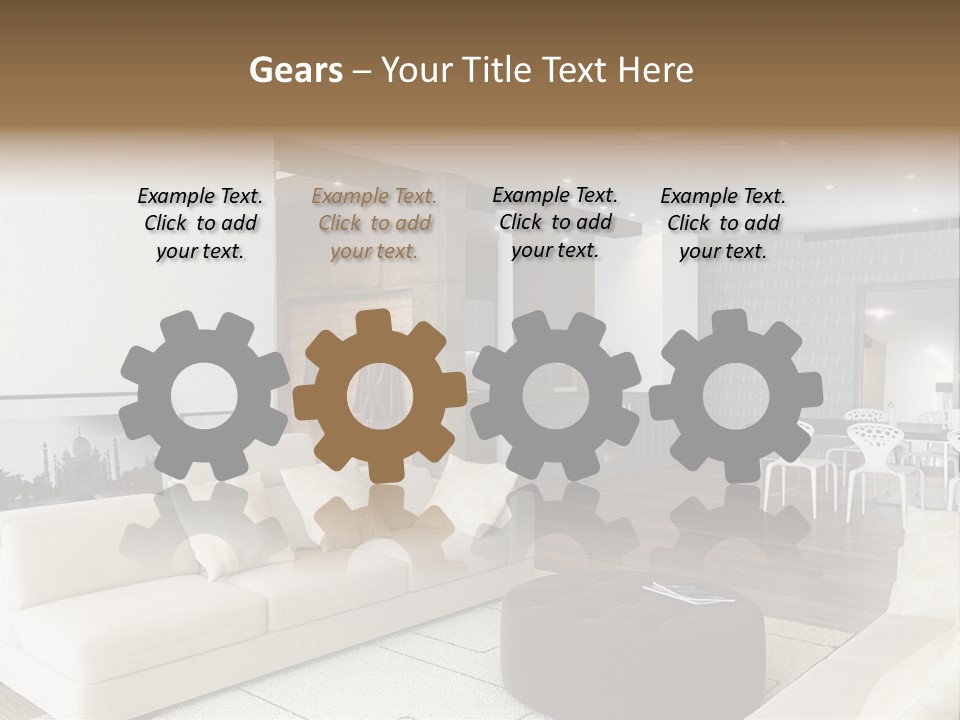 New Room Architecture PowerPoint Template