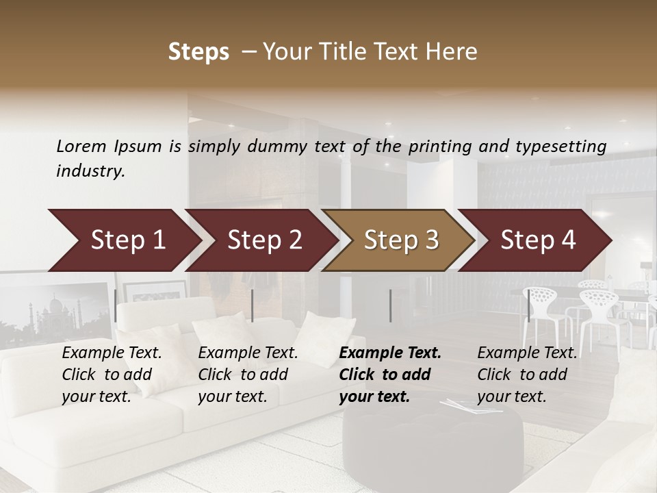 New Room Architecture PowerPoint Template