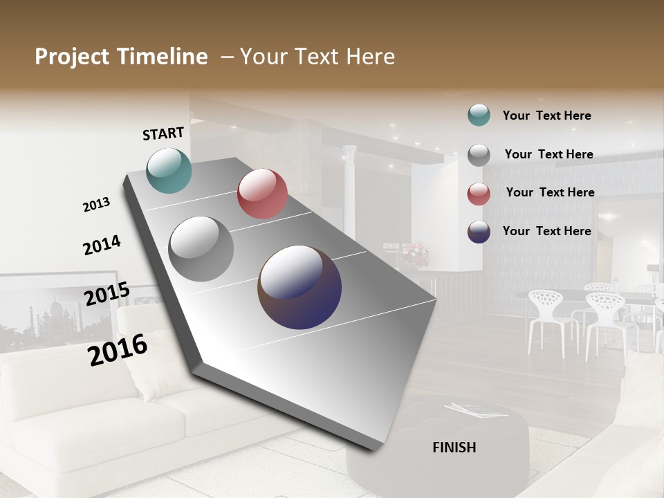 New Room Architecture PowerPoint Template
