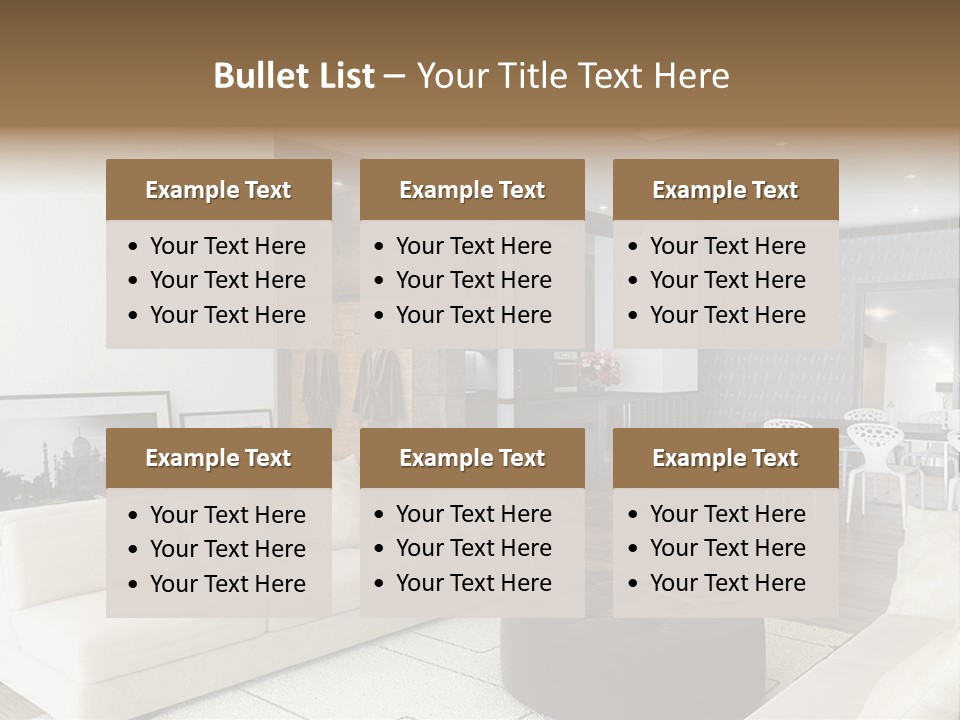 New Room Architecture PowerPoint Template