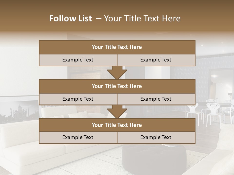 New Room Architecture PowerPoint Template