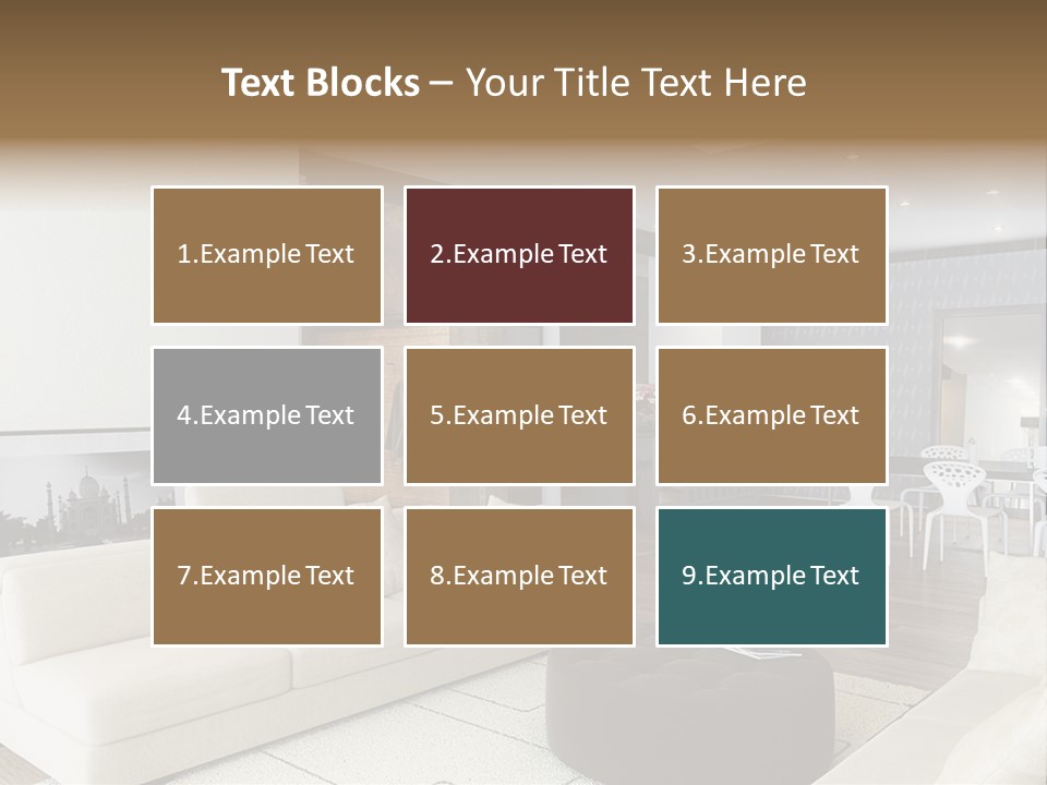 New Room Architecture PowerPoint Template