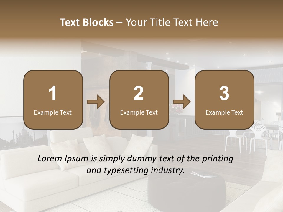 New Room Architecture PowerPoint Template