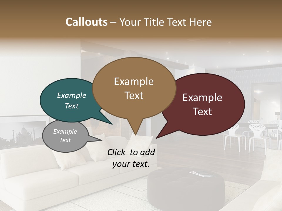 New Room Architecture PowerPoint Template