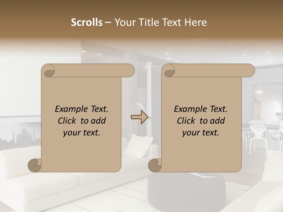 New Room Architecture PowerPoint Template