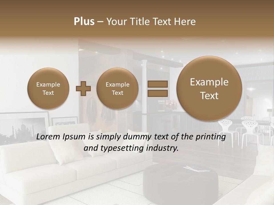 New Room Architecture PowerPoint Template